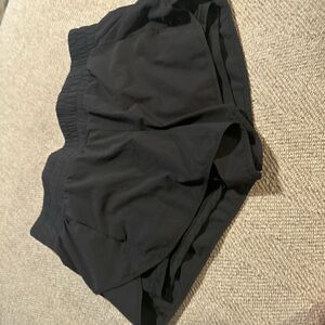 Avia Women's Black Layered Athletic Shorts